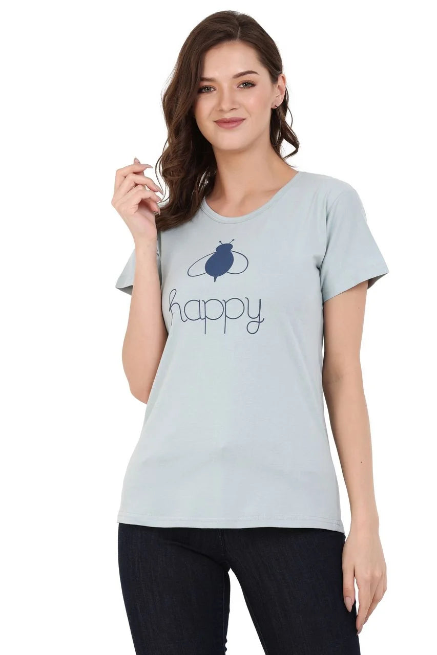 Graphic T-Shirt, Light Grey
