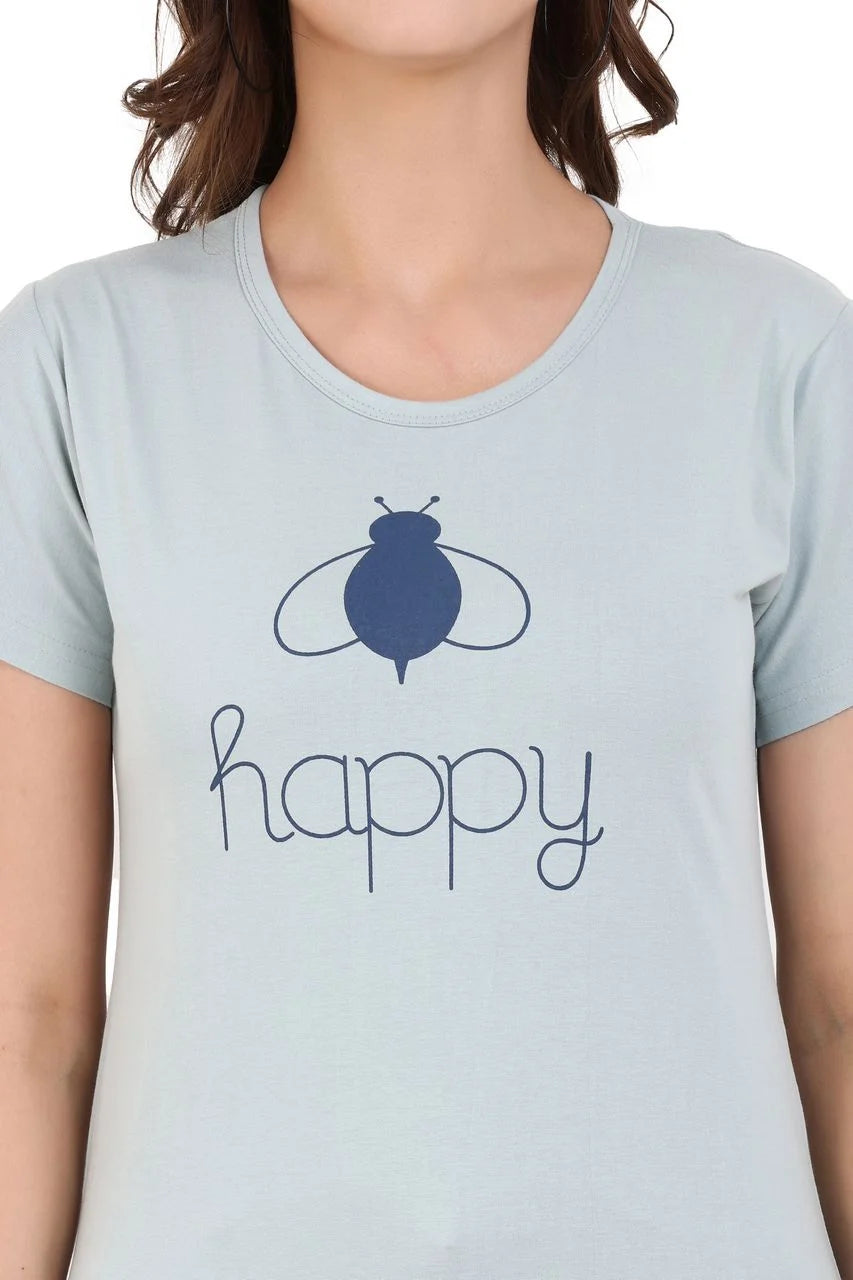 Graphic T-Shirt, Light Grey