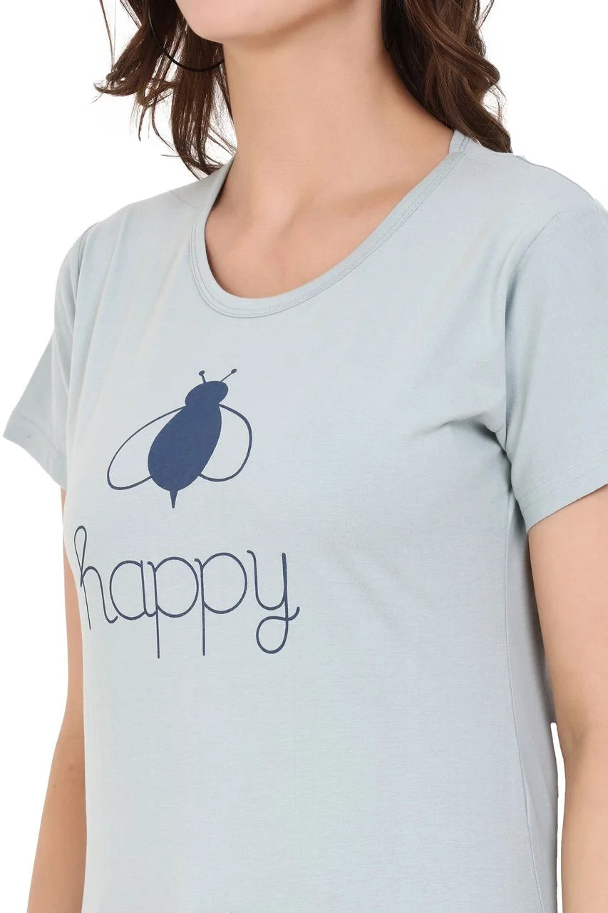 Graphic T-Shirt, Light Grey