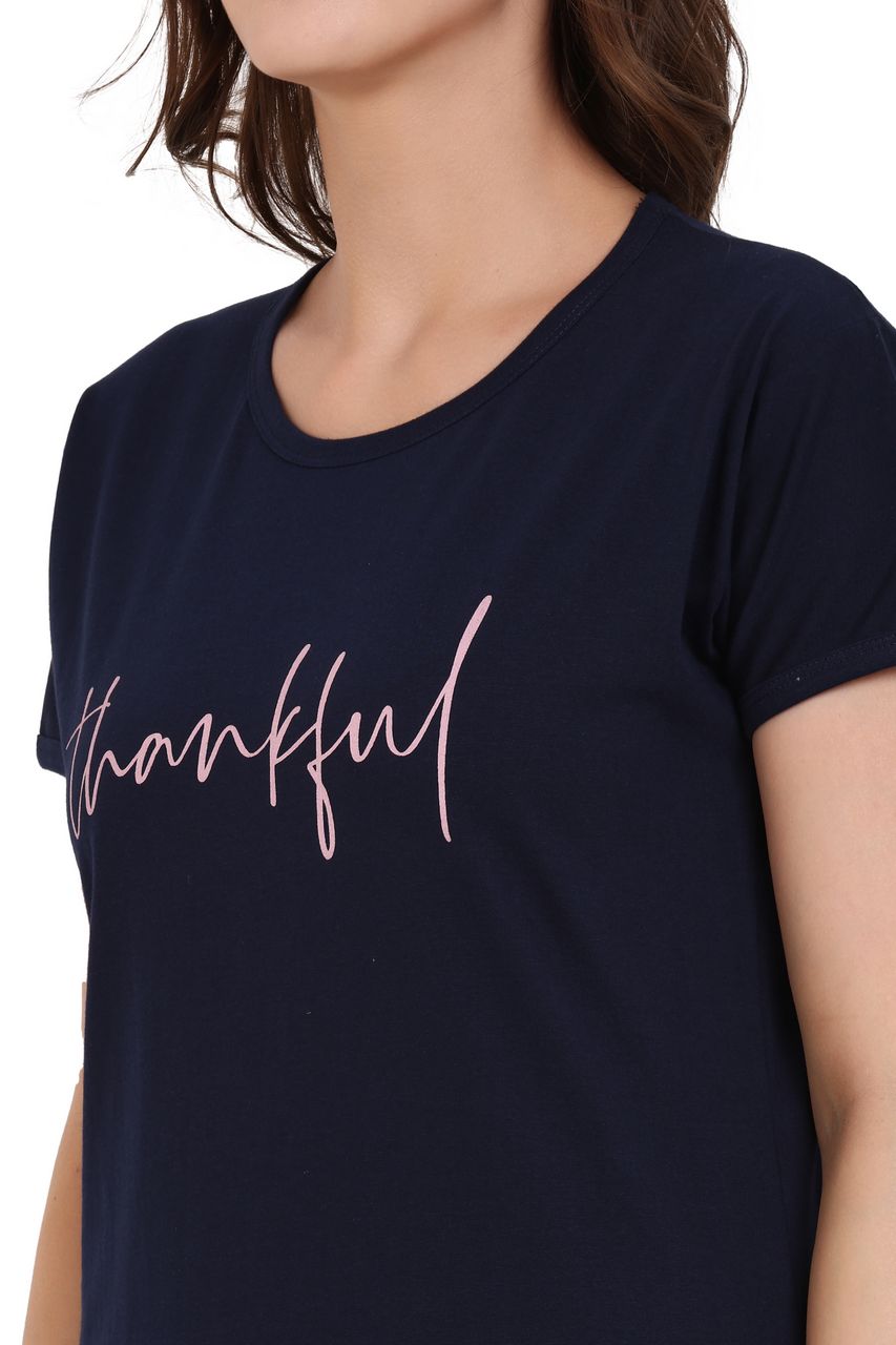 Top and Pajama Set, Black & Brown