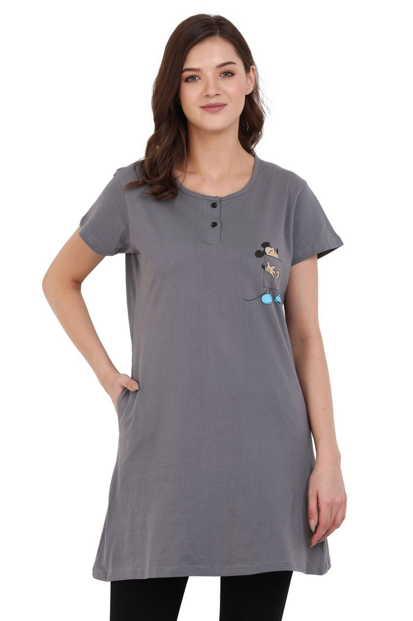 Long T-Shirt, Dark Grey