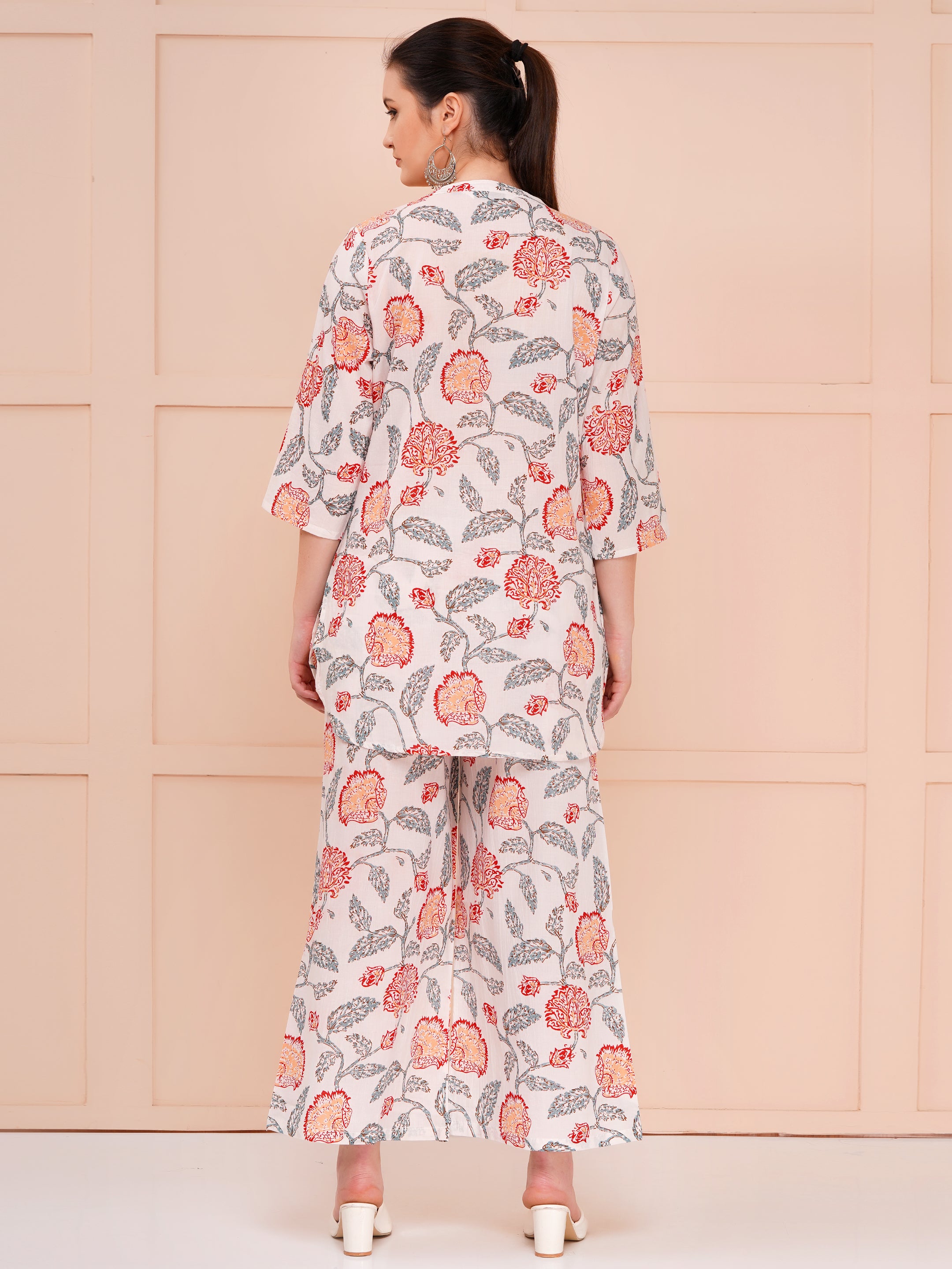 Cotton Printed Co-ord Set for woman multicolor 