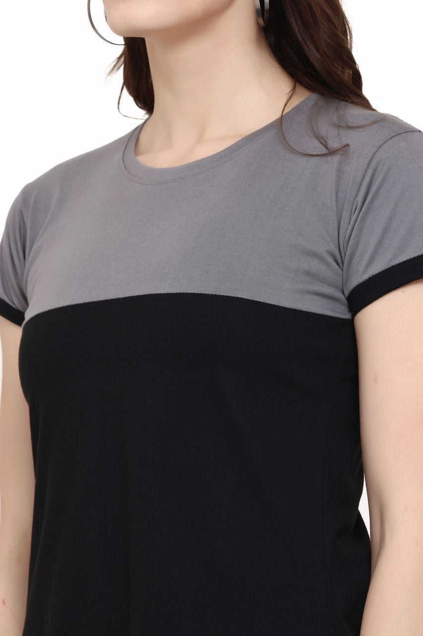 Block T-Shirt, Dark Grey-Black