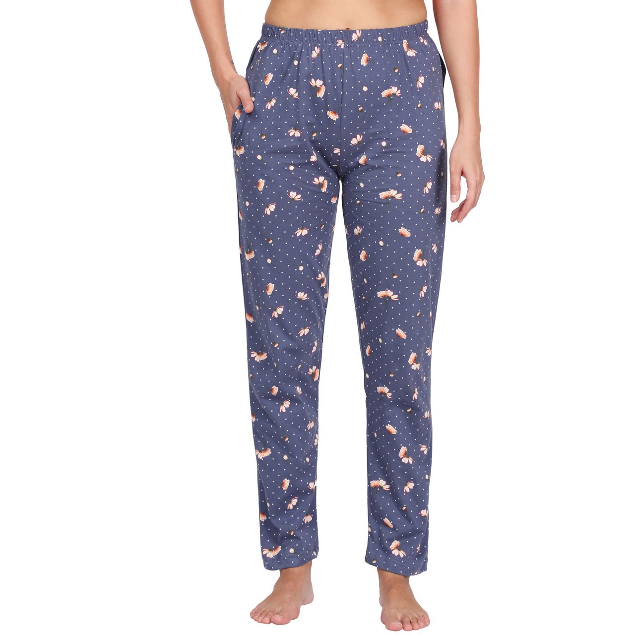 Top and Pajama Set – Carrot Red & Blue