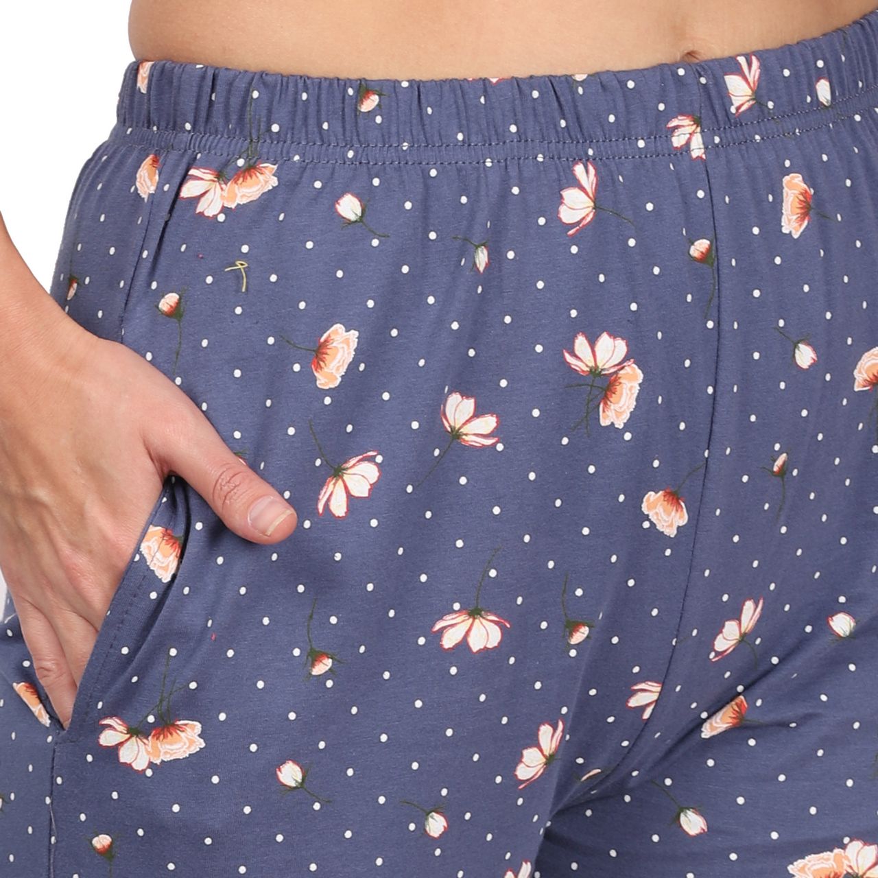 Top and Pajama Set – Carrot Red & Blue