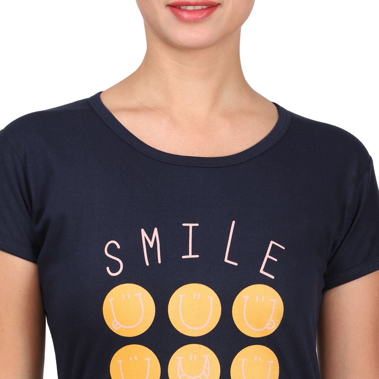 Top and Pajama Set – Dark Blue & Brown