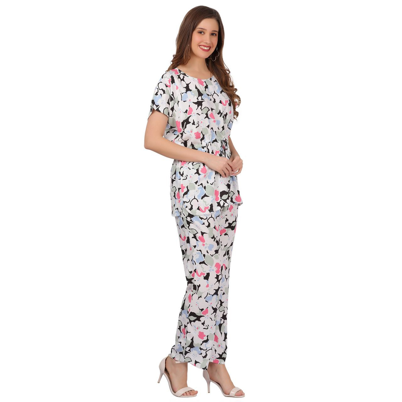 Top and Pajama Set – Multi Color