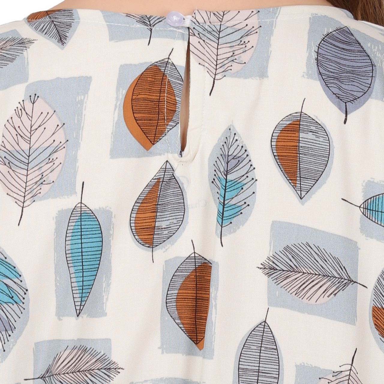 Top and Pajama Set – Ivory, Multicolor