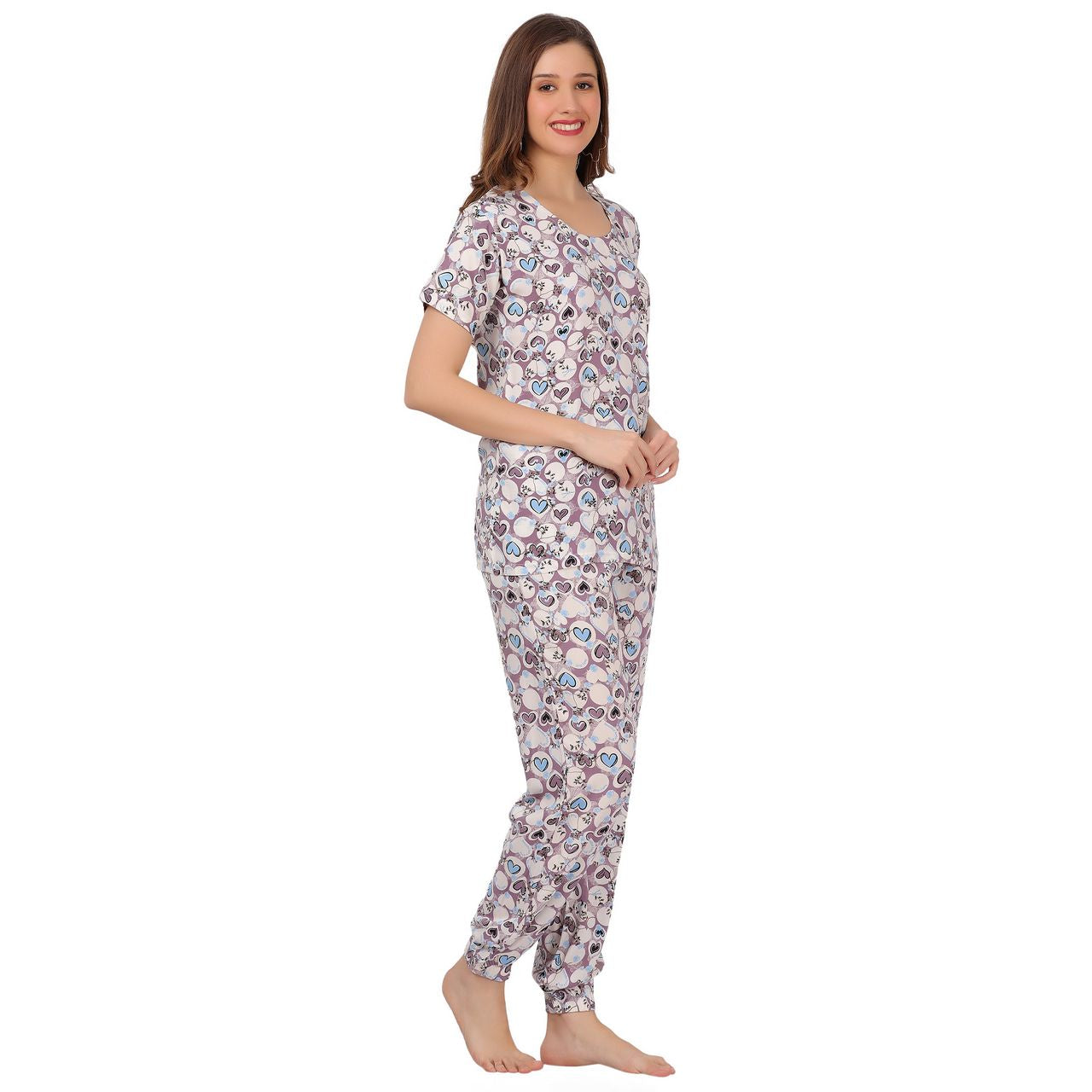 Top and Pajama Set – Blue Heart