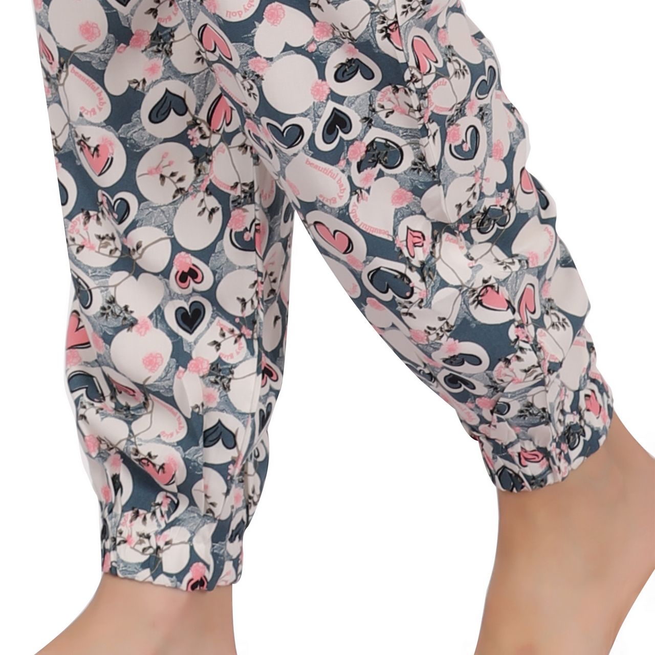 Top and Pajama Set – Pink Heart