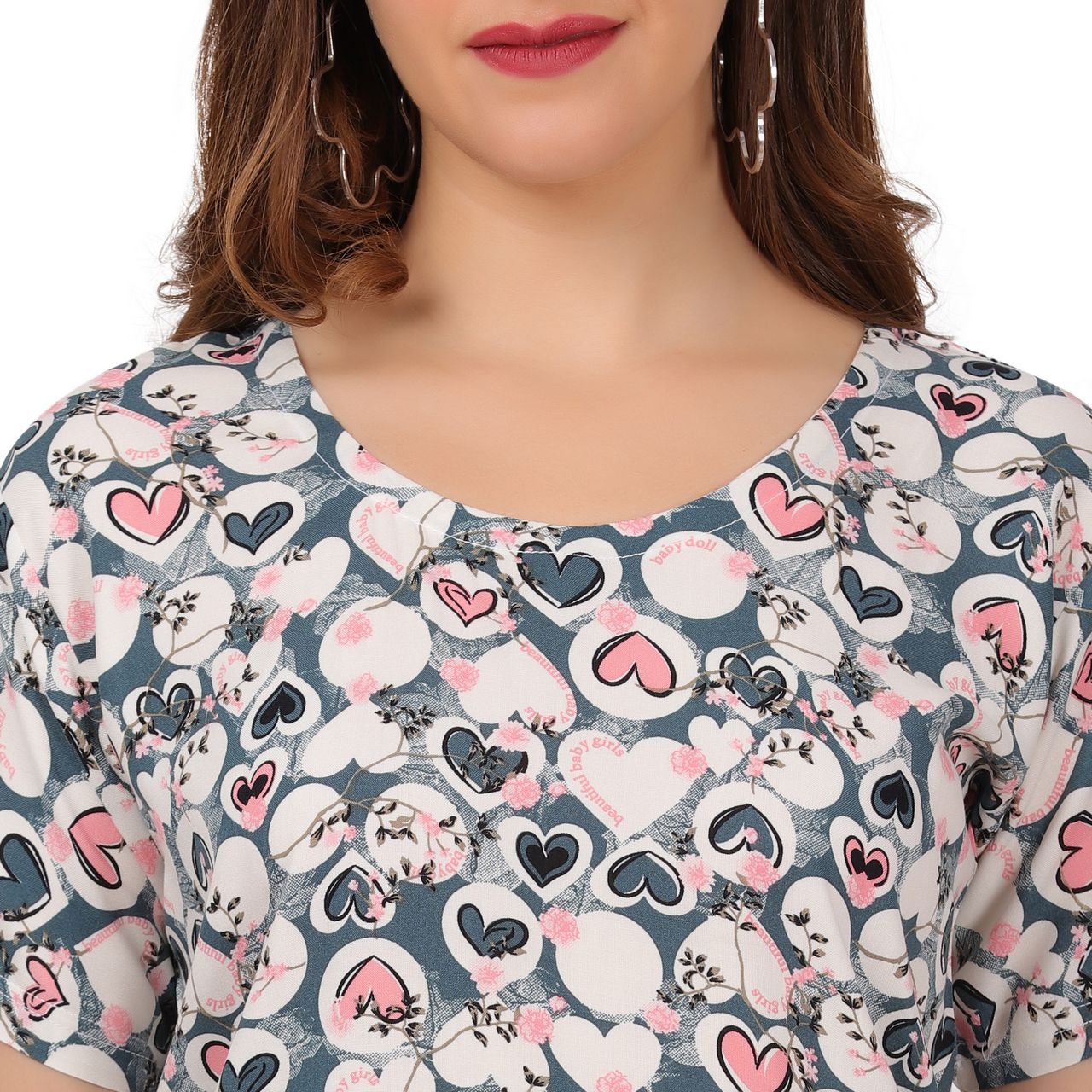 Top and Pajama Set – Pink Heart