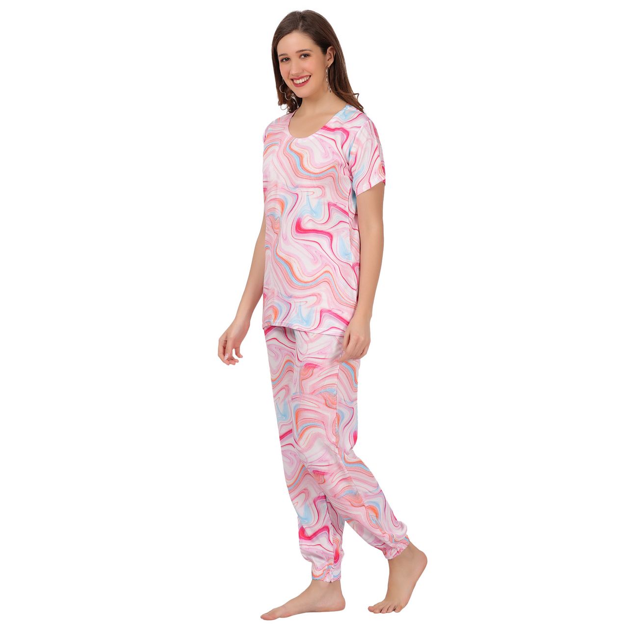 Top and Pajama Set – Rainbow