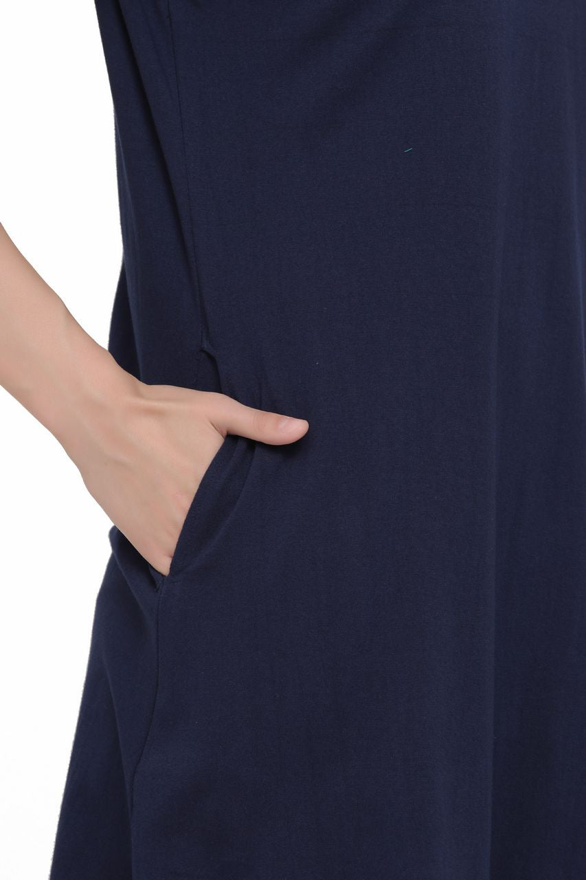 night shirt for women dark blue color