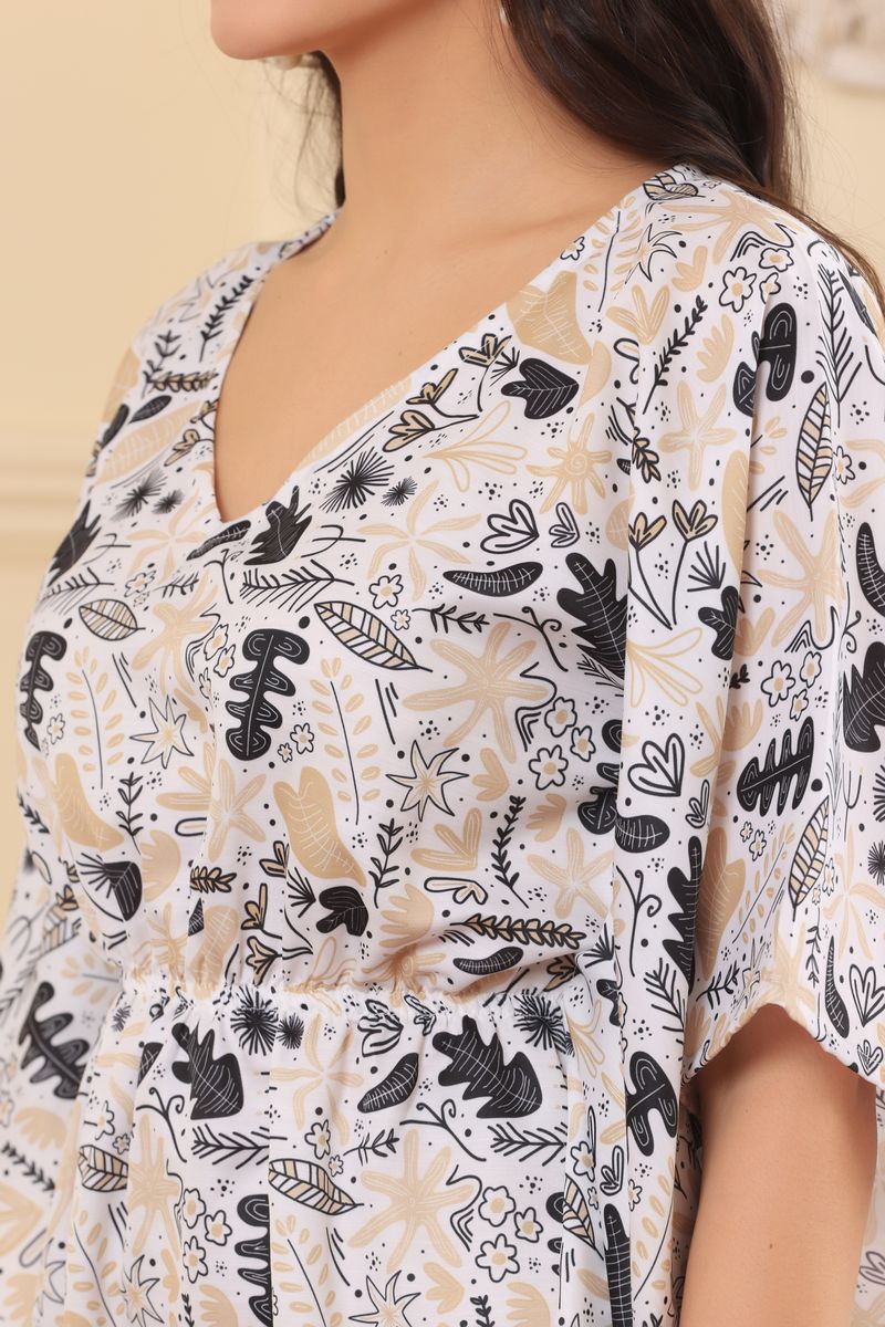 Women Kaftan Tunic Dress