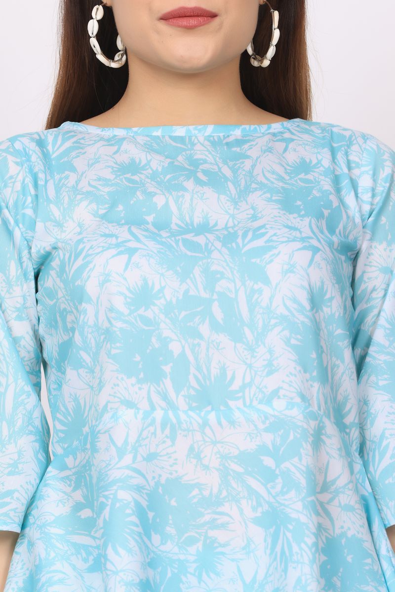 Women Peplum Top & Afgani Pant Co-ord Set