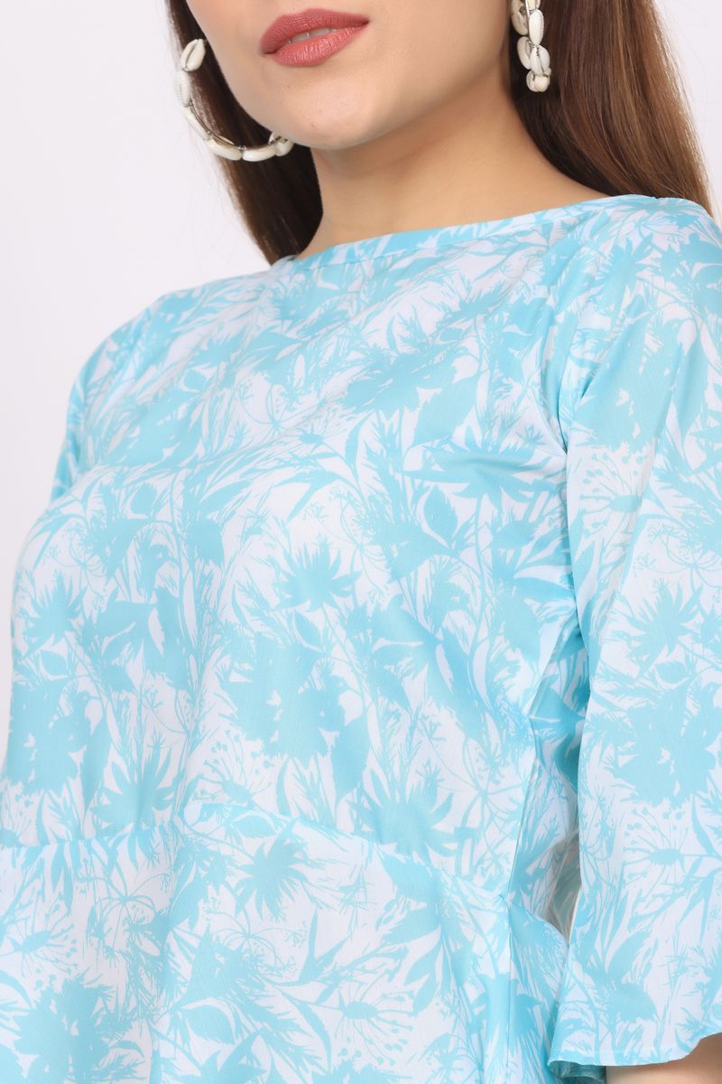 Women Peplum Top & Afgani Pant Co-ord Set