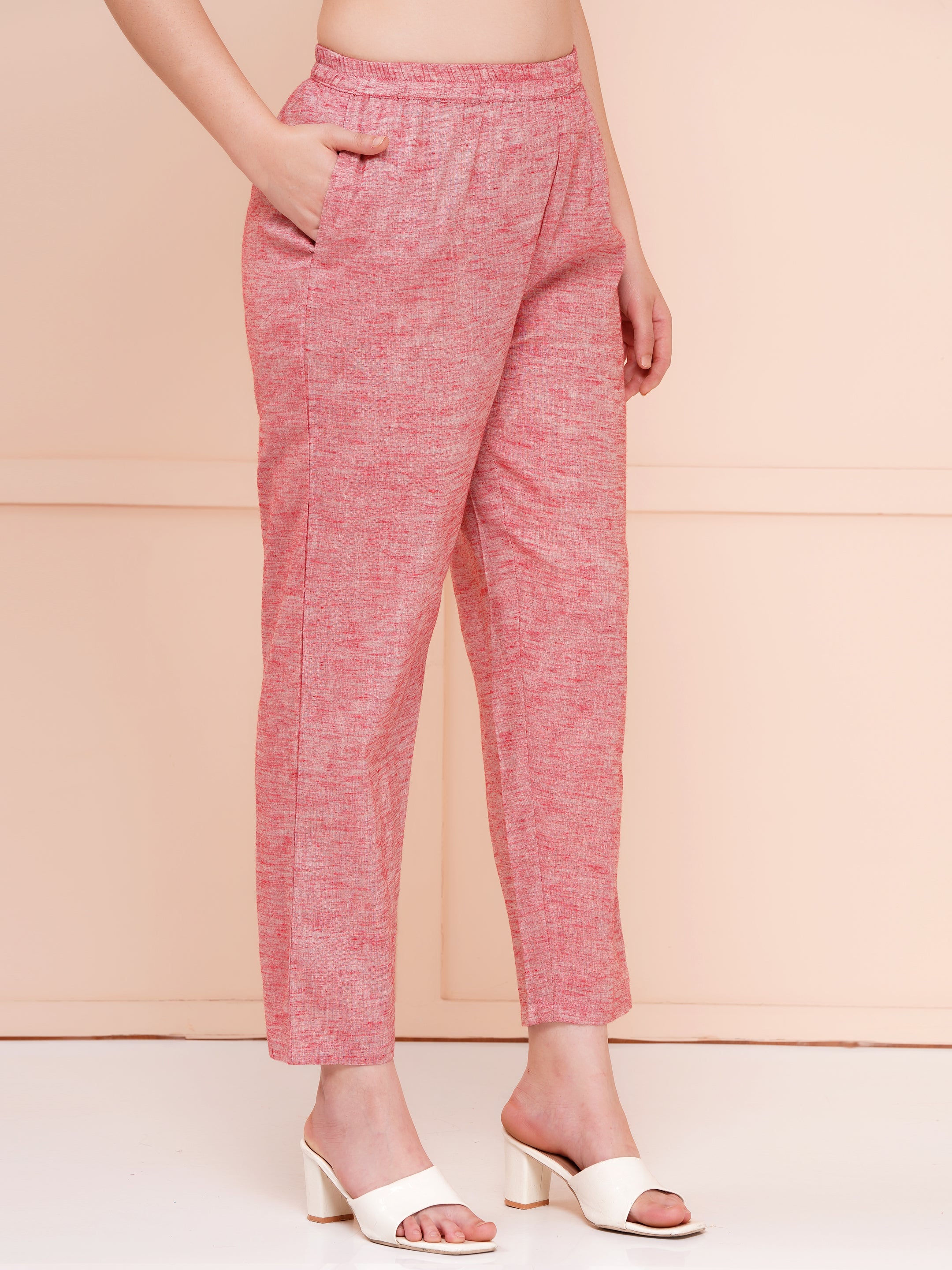 over size co-ord set for woman light coral color